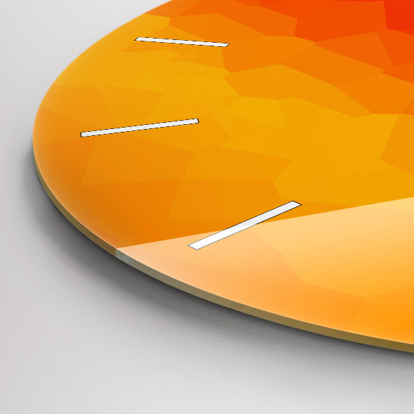 Wanduhr rund mit motiv Sonnenaufgang