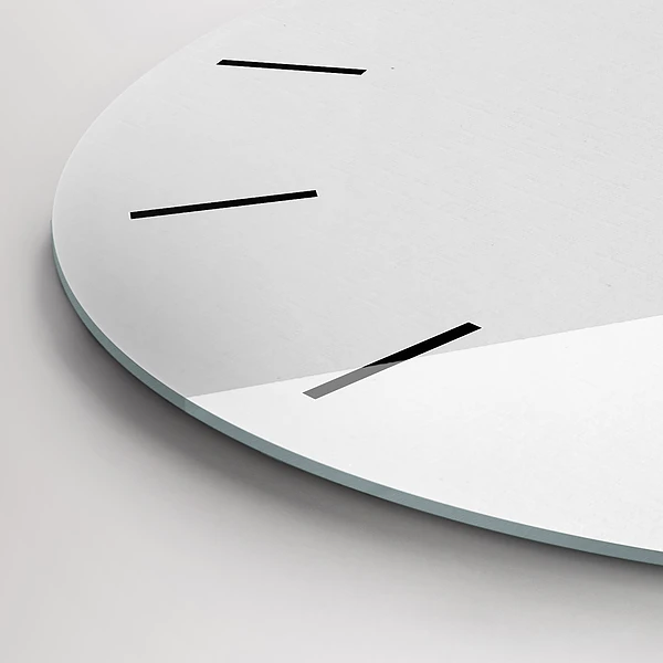 Wanduhr rund Sterne
