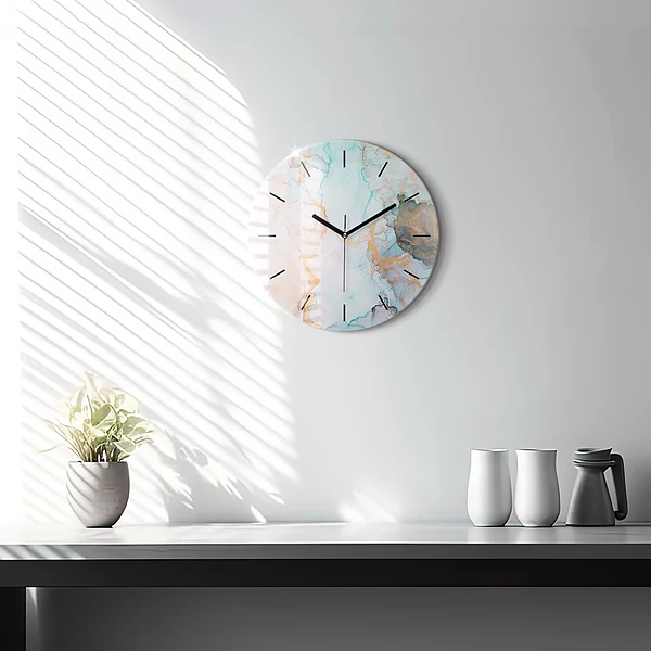 Wanduhr rund mit motiv Abstraktes Bild