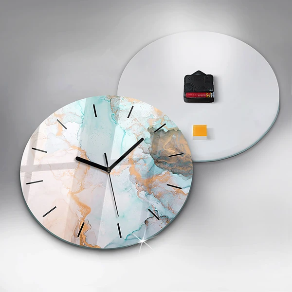 Wanduhr rund mit motiv Abstraktes Bild