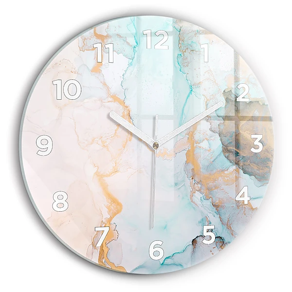 Wanduhr rund mit motiv Abstraktes Bild