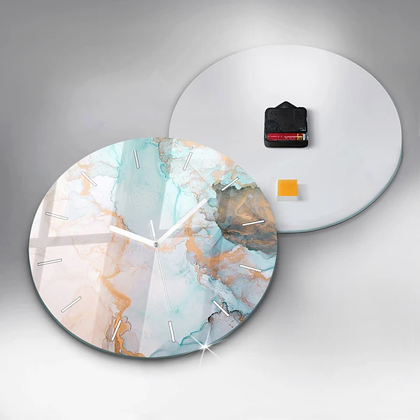 Wanduhr rund mit motiv Abstraktes Bild