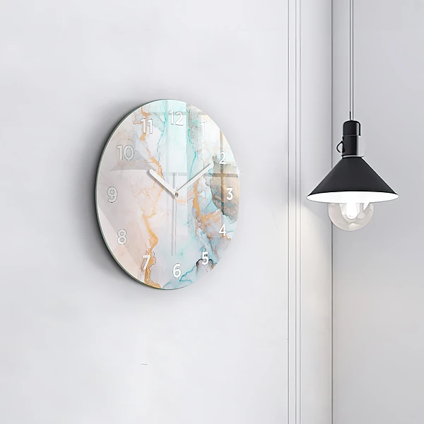 Wanduhr rund mit motiv Abstraktes Bild