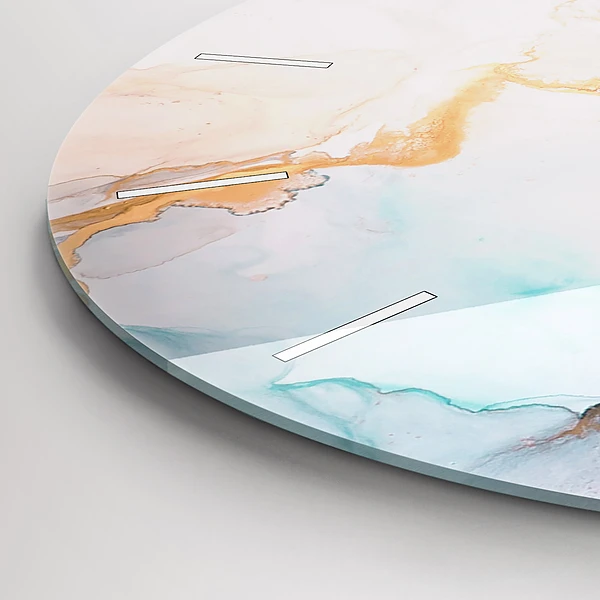 Wanduhr rund mit motiv Abstraktes Bild