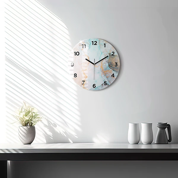 Wanduhr rund mit motiv Abstraktes Bild