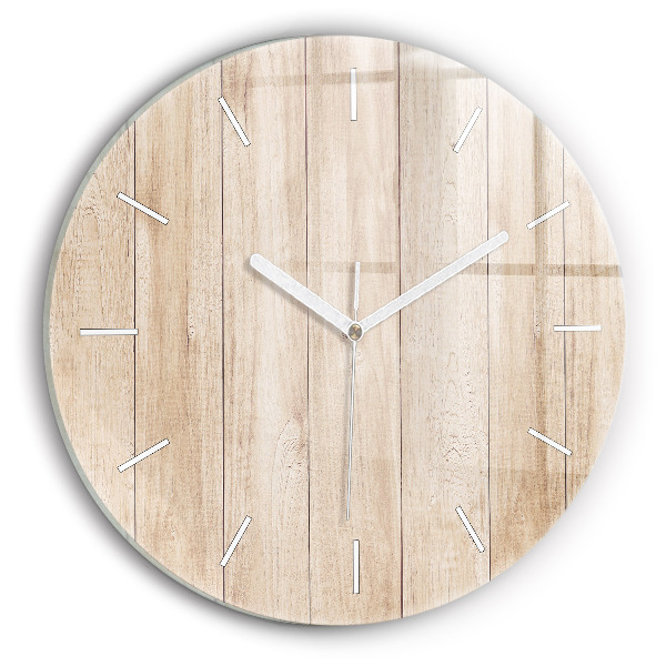 Wanduhr rund mit motiv Hölzerne Textur