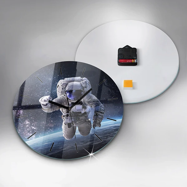 Wanduhr rund mit motiv Astronaut