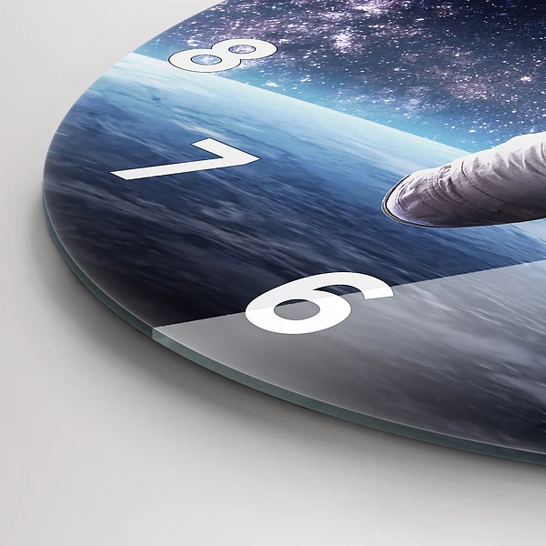 Wanduhr rund mit motiv Astronaut
