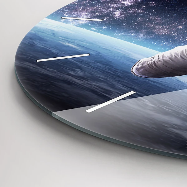 Wanduhr rund mit motiv Astronaut