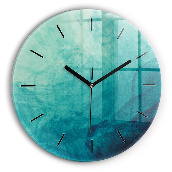 Wanduhr rund Tiefe Abstraktion