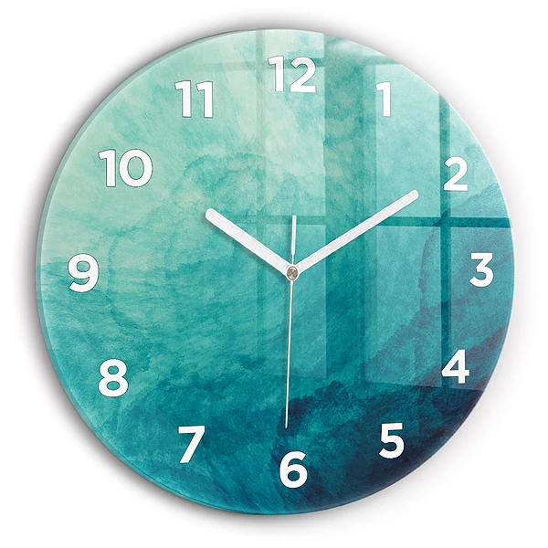 Wanduhr rund Tiefe Abstraktion