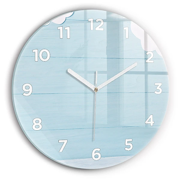 Wanduhr rund Kindertafel