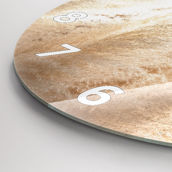 Wanduhr rund mit motiv Maserung abstrakt