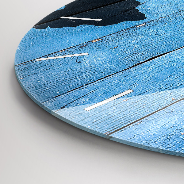 Wanduhr rund Tafel Weltkarte