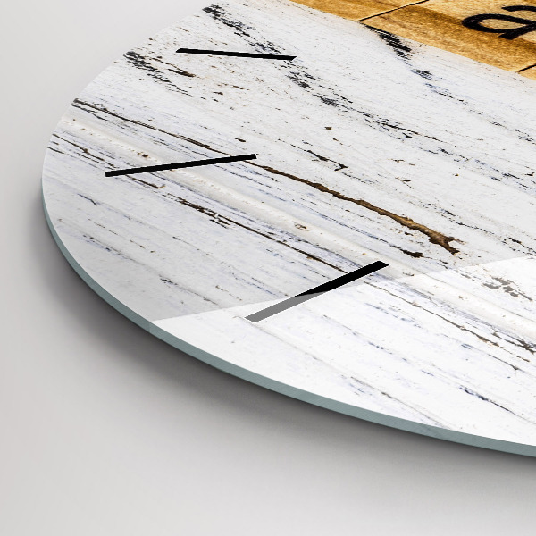 Wanduhr rund mit motiv Familie