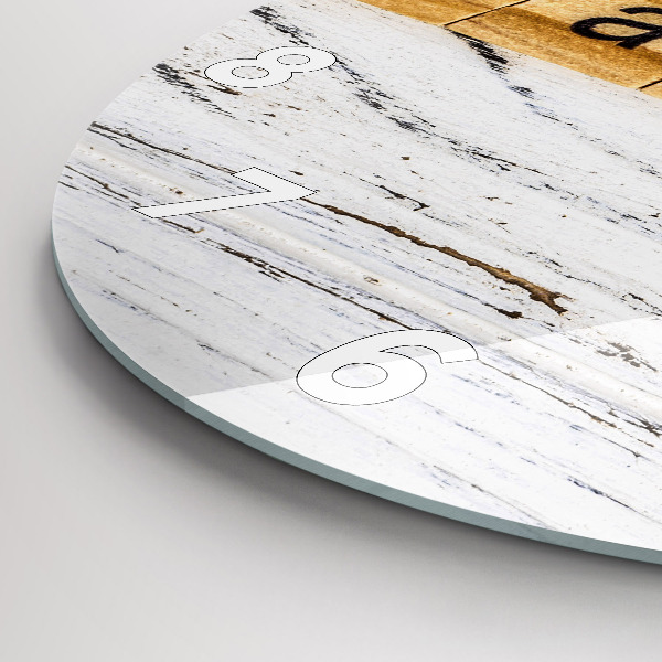 Wanduhr rund mit motiv Familie