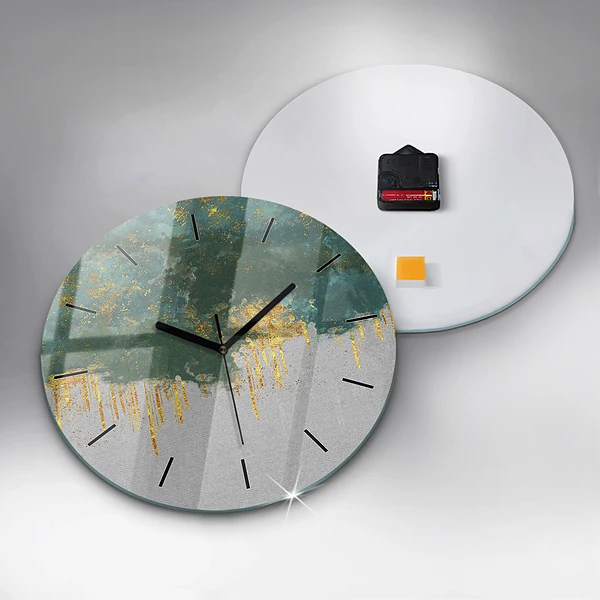 Wanduhr rund Dekoratives Muster