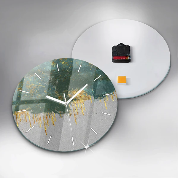 Wanduhr rund Dekoratives Muster