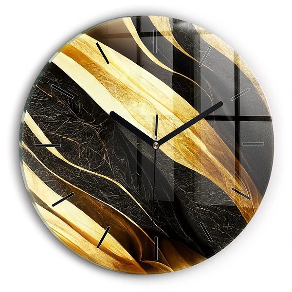 Wanduhr rund Elegante Abstraktion