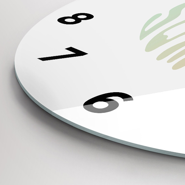 Wanduhr rund mit motiv Hallo Sommer!