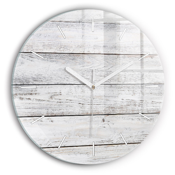 Wanduhr rund mit motiv Bemalte Bretter