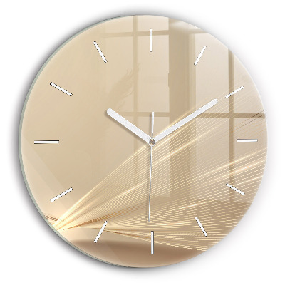 Wanduhr rund Abstraktes Licht