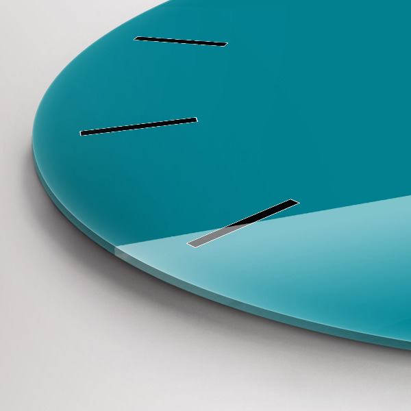 Wanduhr rund mit motiv Farbe marineblau