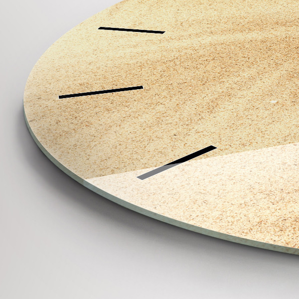 Wanduhr rund Abstraktion von Gold