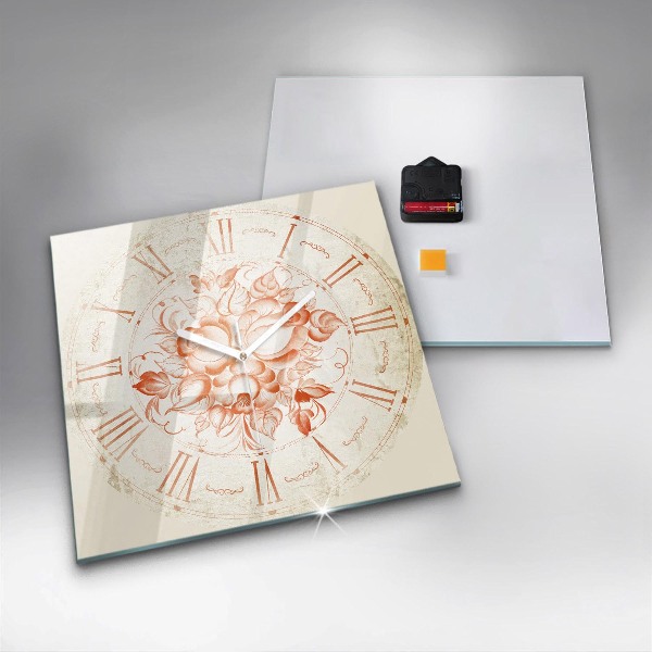 Wanduhr quadratisch mit motiv Römisches Motiv