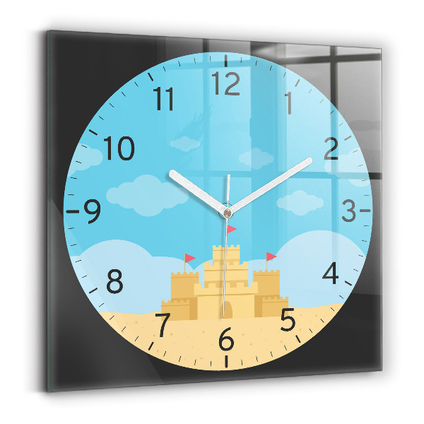 Wanduhr quadratisch Sandburg