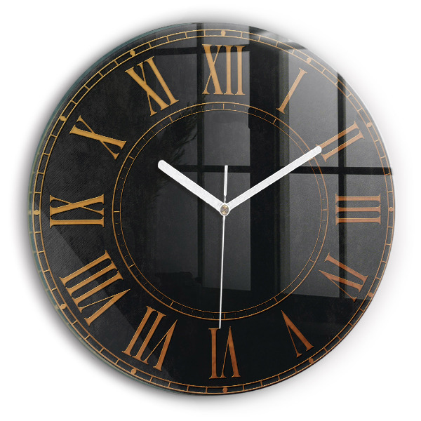 Wanduhr rund Alte römische Ziffern