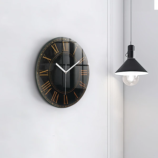 Wanduhr rund Alte römische Ziffern