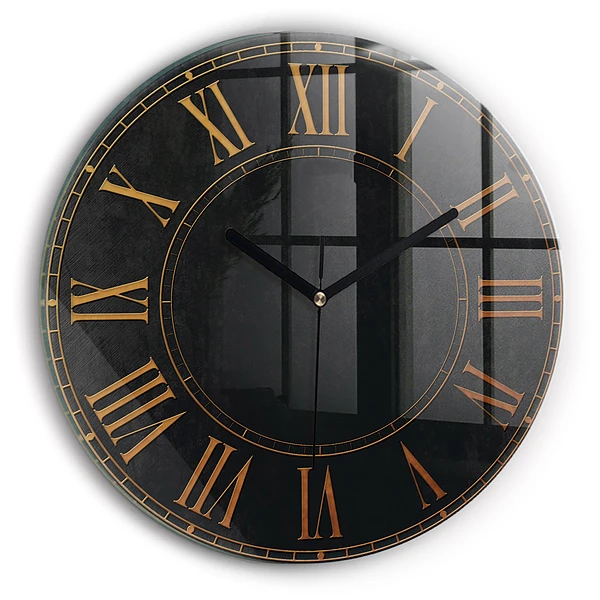 Wanduhr rund Alte römische Ziffern