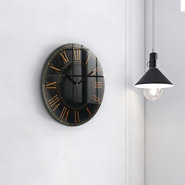 Wanduhr rund Alte römische Ziffern
