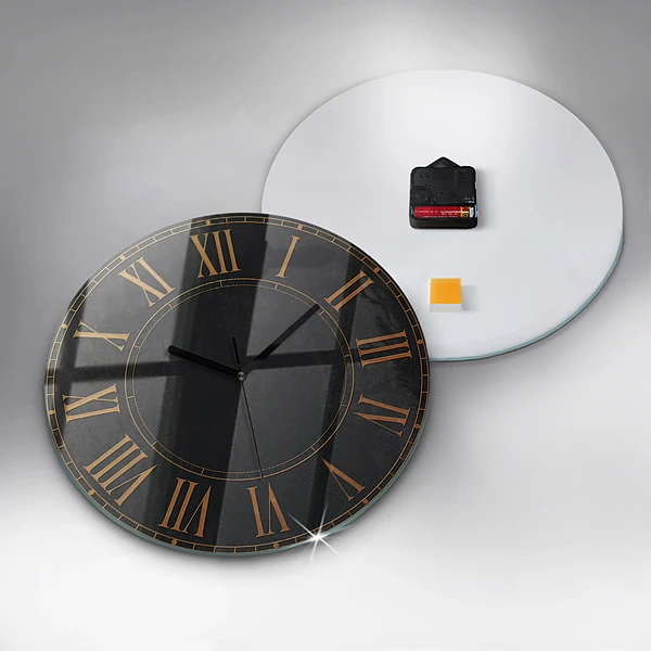 Wanduhr rund Alte römische Ziffern