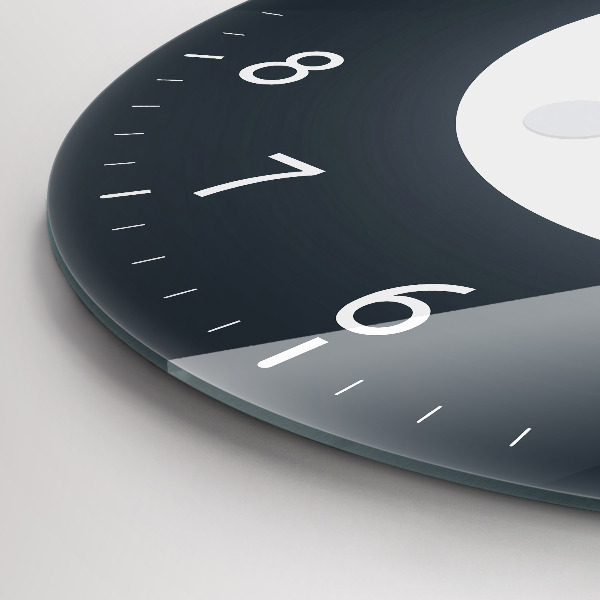 Wanduhr rund mit motiv Vollmond