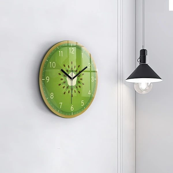 Wanduhr rund mit motiv Kiwi-Frucht